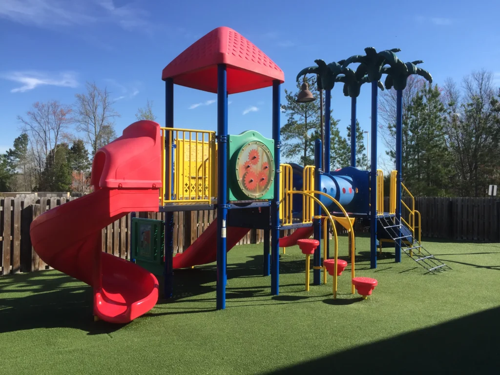 The playground at Creative Childcare Academy and Camp
